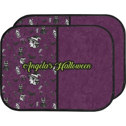 Witches On Halloween Car Floor Mats (Back Seat) (Personalized)