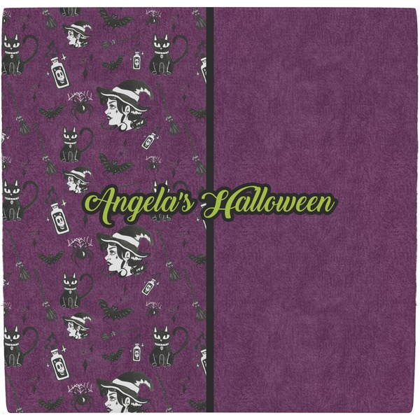 Custom Witches On Halloween Ceramic Tile Hot Pad (Personalized)
