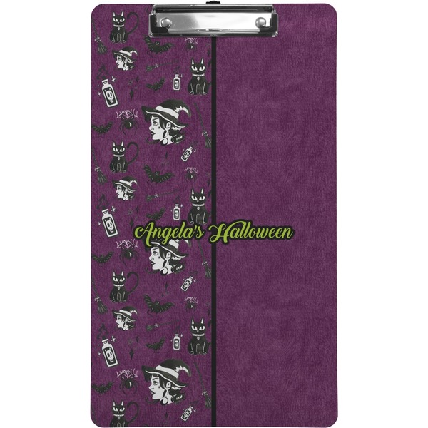 Custom Witches On Halloween Clipboard (Legal Size) (Personalized)