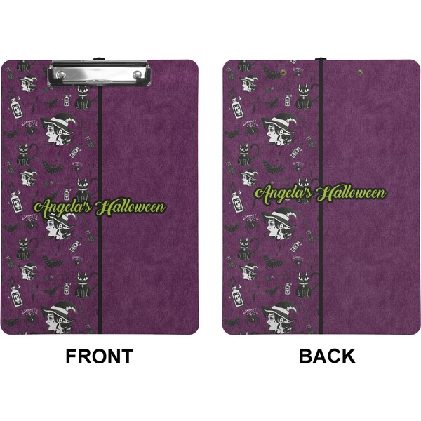 Witches On Halloween Clipboard (Letter) (Front + Back)