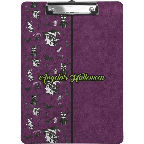 Custom Witches On Halloween Clipboard (Personalized)