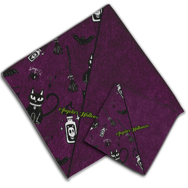 Witches On Halloween Cloth Napkins - Personalized Lunch & Dinner (PARENT MAIN)