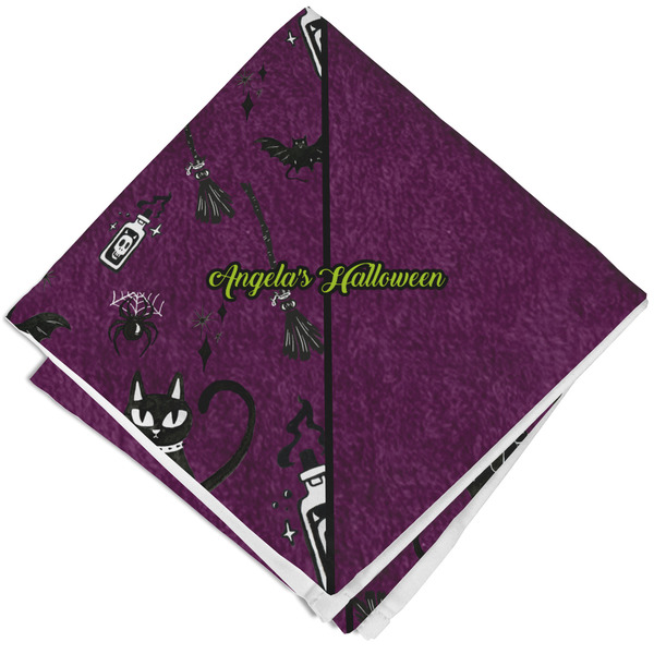 Custom Witches On Halloween Cloth Napkin w/ Name or Text