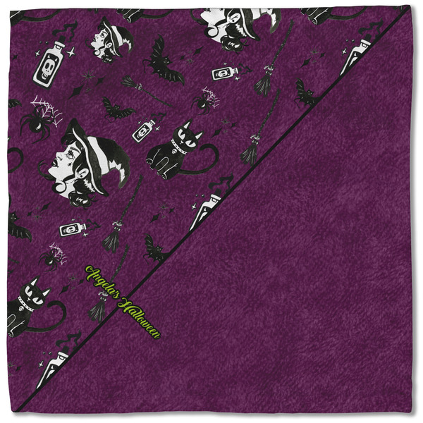 Witches On Halloween Cloth Napkins - Personalized Lunch (Single Full Open)