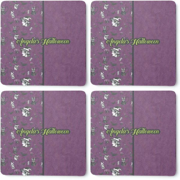 Witches On Halloween Coaster Rubber Back - Apvl