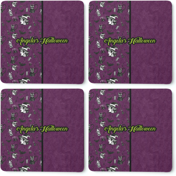 Witches On Halloween Coaster Rubber Back - Apvl