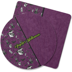 Witches On Halloween Rubber Backed Coaster (Personalized)