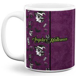 Witches On Halloween 11 Oz Coffee Mug - White (Personalized)