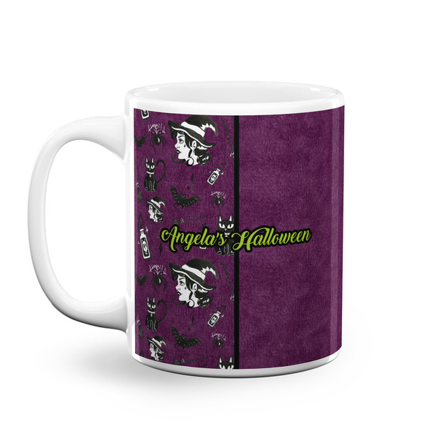 Custom Witches On Halloween Coffee Mug (Personalized)
