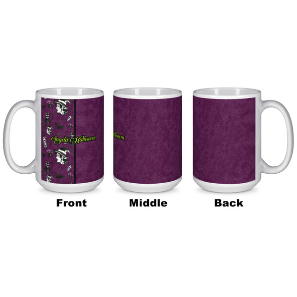 Witches On Halloween Coffee Mug - 15 oz - White APPROVAL