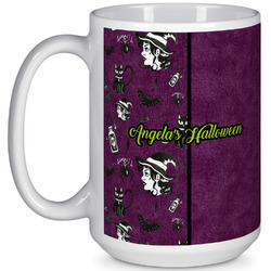 Witches On Halloween 15 Oz Coffee Mug - White (Personalized)