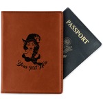 Witches On Halloween Passport Holder - Faux Leather - Double Sided (Personalized)