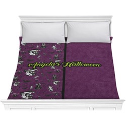 Witches On Halloween Comforter - King (Personalized)