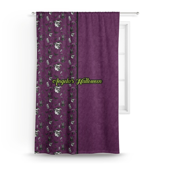 Custom Witches On Halloween Curtain (Personalized)