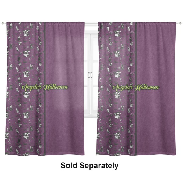 Witches On Halloween Curtains