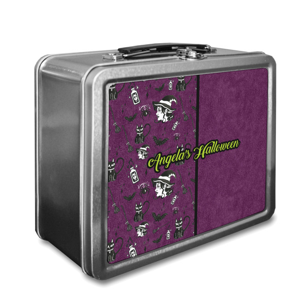 Custom Witches On Halloween Lunch Box (Personalized)