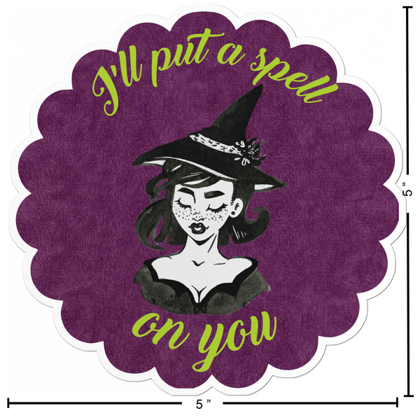 Witches On Halloween Custom Shape Iron On Patches - L - APPROVAL