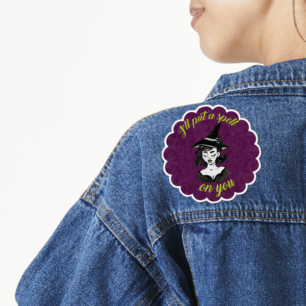 Custom Witches On Halloween Twill Iron On Patch - Custom Shape (Personalized)