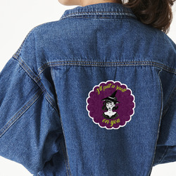 Witches On Halloween Twill Iron On Patch - Custom Shape - X-Large (Personalized)