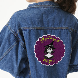 Witches On Halloween Large Custom Shape Patch - 2XL (Personalized)