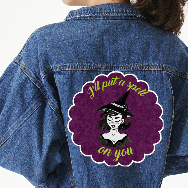 Custom Witches On Halloween Twill Iron On Patch - Custom Shape - 3XL (Personalized)