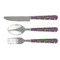 Witches On Halloween Cutlery Set - FRONT