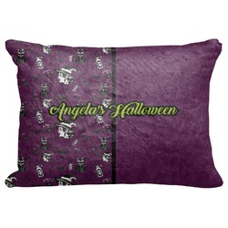 Witches On Halloween Decorative Baby Pillowcase - 16"x12" (Personalized)