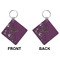Witches On Halloween Diamond Keychain (Front + Back)