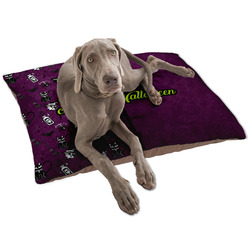 Witches On Halloween Dog Bed - Large w/ Name or Text