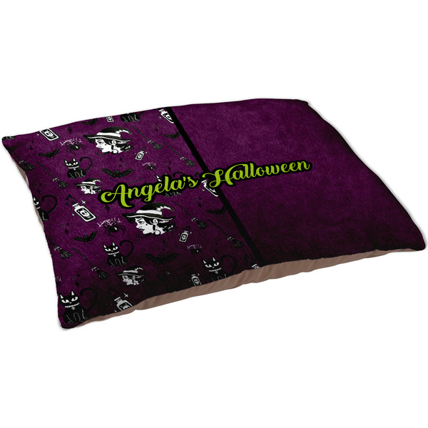 Witches On Halloween Dog Bed - Large