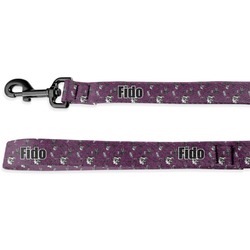 Witches On Halloween Deluxe Dog Leash - 4 ft (Personalized)