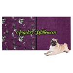 Witches On Halloween Dog Towel (Personalized)