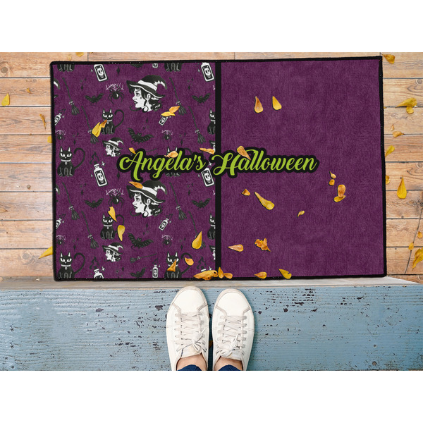 Witches On Halloween Door Mat - LIFESTYLE (Med)