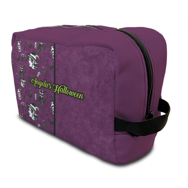 Custom Witches On Halloween Toiletry Bag / Dopp Kit (Personalized)