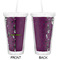 Witches On Halloween Double Wall Tumbler with Straw - Approval