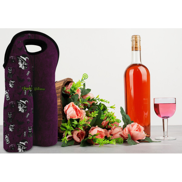 Witches On Halloween Double Wine Tote - LIFESTYLE (new)