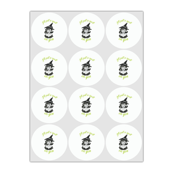 Witches On Halloween Drink Topper - Small - Set of 12