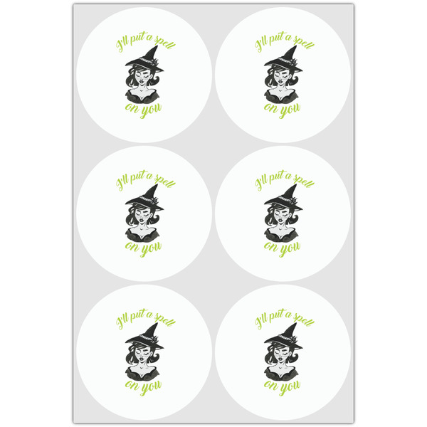 Witches On Halloween Drink Topper - XLarge - Set of 6