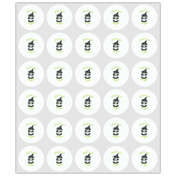 Witches On Halloween Drink Topper - XSmall - Set of 30