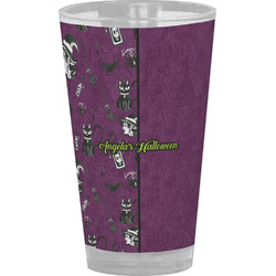 Witches On Halloween Pint Glass - Full Color (Personalized)