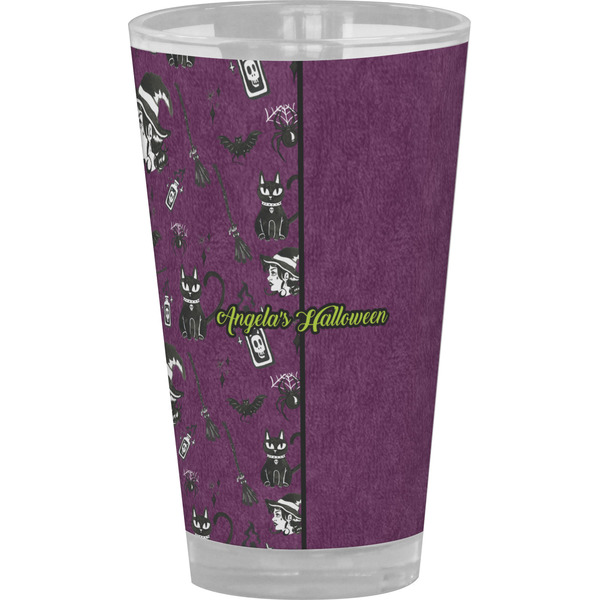 Custom Witches On Halloween Pint Glass - Full Color (Personalized)