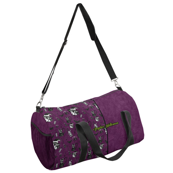 Custom Witches On Halloween Duffel Bag - Large (Personalized)