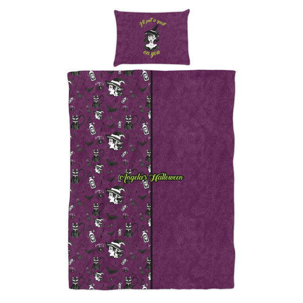 Witches On Halloween Duvet Cover Set - Twin - Alt Approval