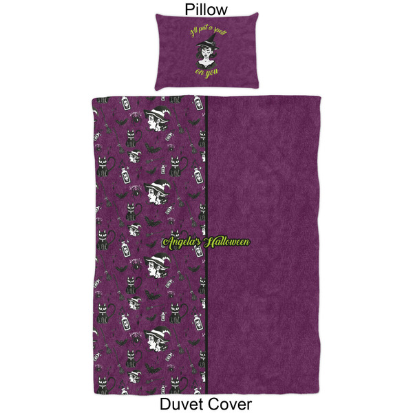 Witches On Halloween Duvet Cover Set - Twin - Approval