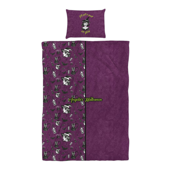 Witches On Halloween Duvet Cover Set - Twin XL - Alt Approval
