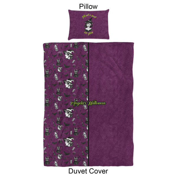 Witches On Halloween Duvet Cover Set - Twin XL - Approval