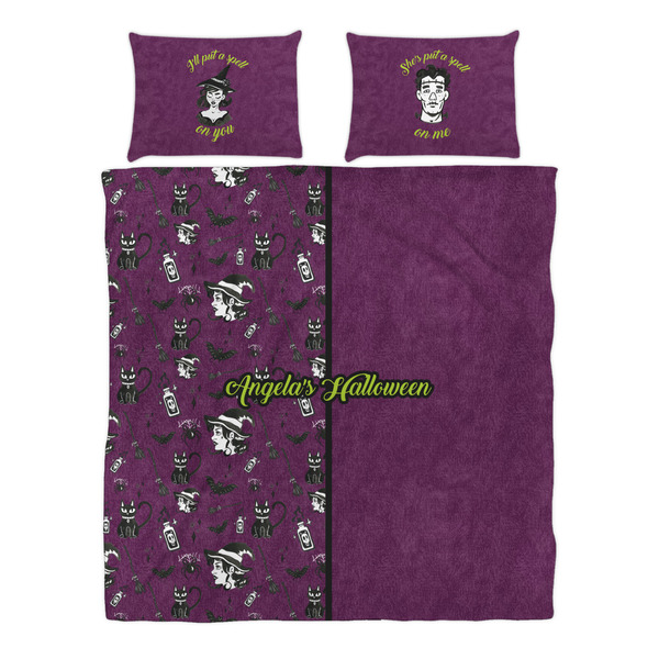 Witches On Halloween Duvet cover Set - Queen - Alt Approval