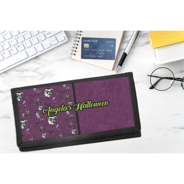 Witches On Halloween DyeTrans Checkbook Cover - LIFESTYLE