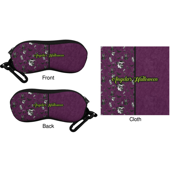 Witches On Halloween Eyeglass Case & Cloth (Approval)