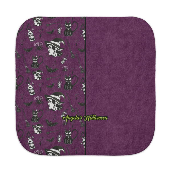 Custom Witches On Halloween Face Towel (Personalized)